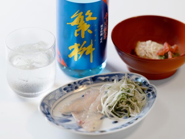 鯛の昆布じめカルパッチョ
